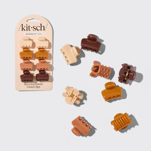 Recycled Mini Cloud Clips Set of 8