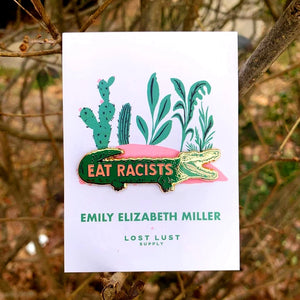 Eat Racists Pin