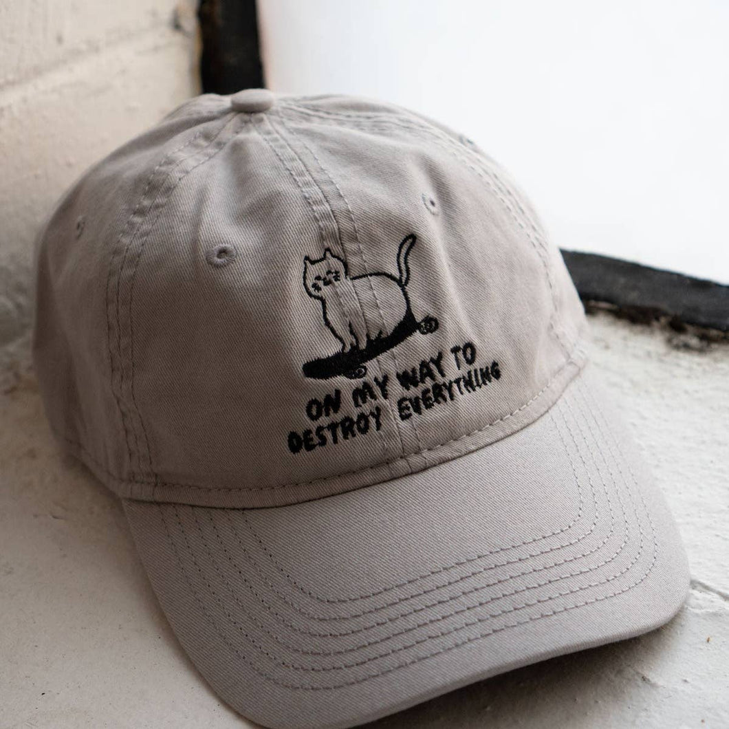 SK8 Cat Hat Light Grey - Tigertree