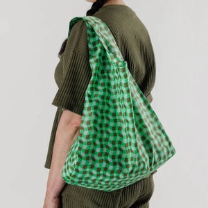 Standard Baggu - Wavy Gingham Green - Tigertree