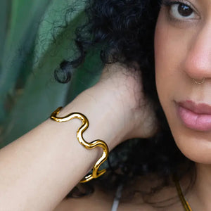 Alma Cuff- 18K Gold Plated