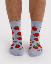 Load image into Gallery viewer, Crew Sock - Strawberry Blossom
