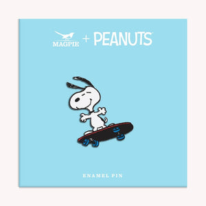 Peanuts Skateboard Enamel Pin