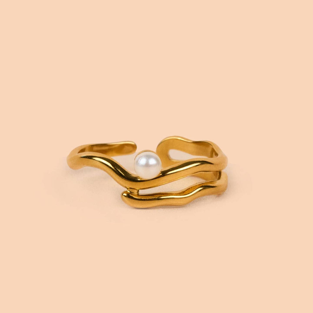 Cove Ring- 18K Gold Plated - Tigertree