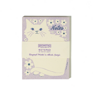 Negative Space Floral Cat A2 Notepad - Tigertree