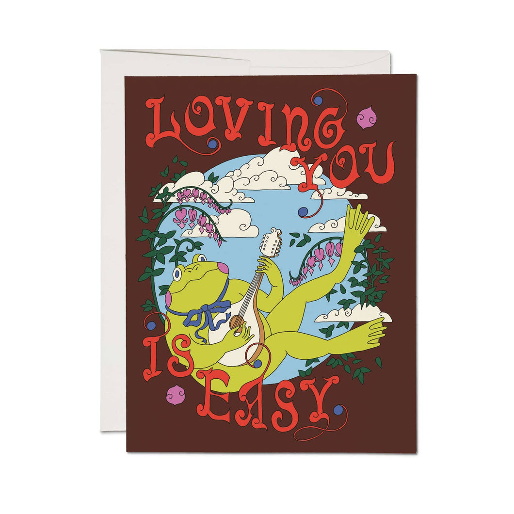 Loving You Is Easy Card - Tigertree
