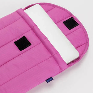 13" Puffy Laptop Sleeve - Extra Pink - Tigertree