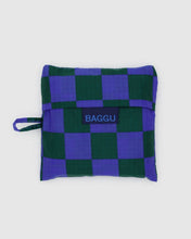 Load image into Gallery viewer, Standard Baggu - Iris Green Check
