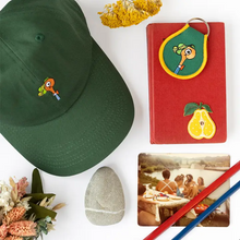 Load image into Gallery viewer, Richard Scarry Lowly Worm Dad Hat
