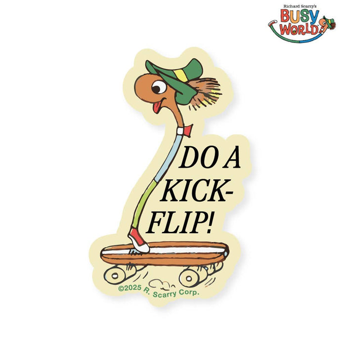 Richard Scarry Lowly Kickflip Sticker - Tigertree
