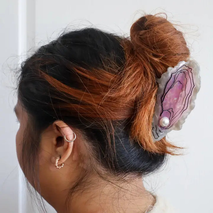 Oyster Hair Claw Clip Large - Tigertree