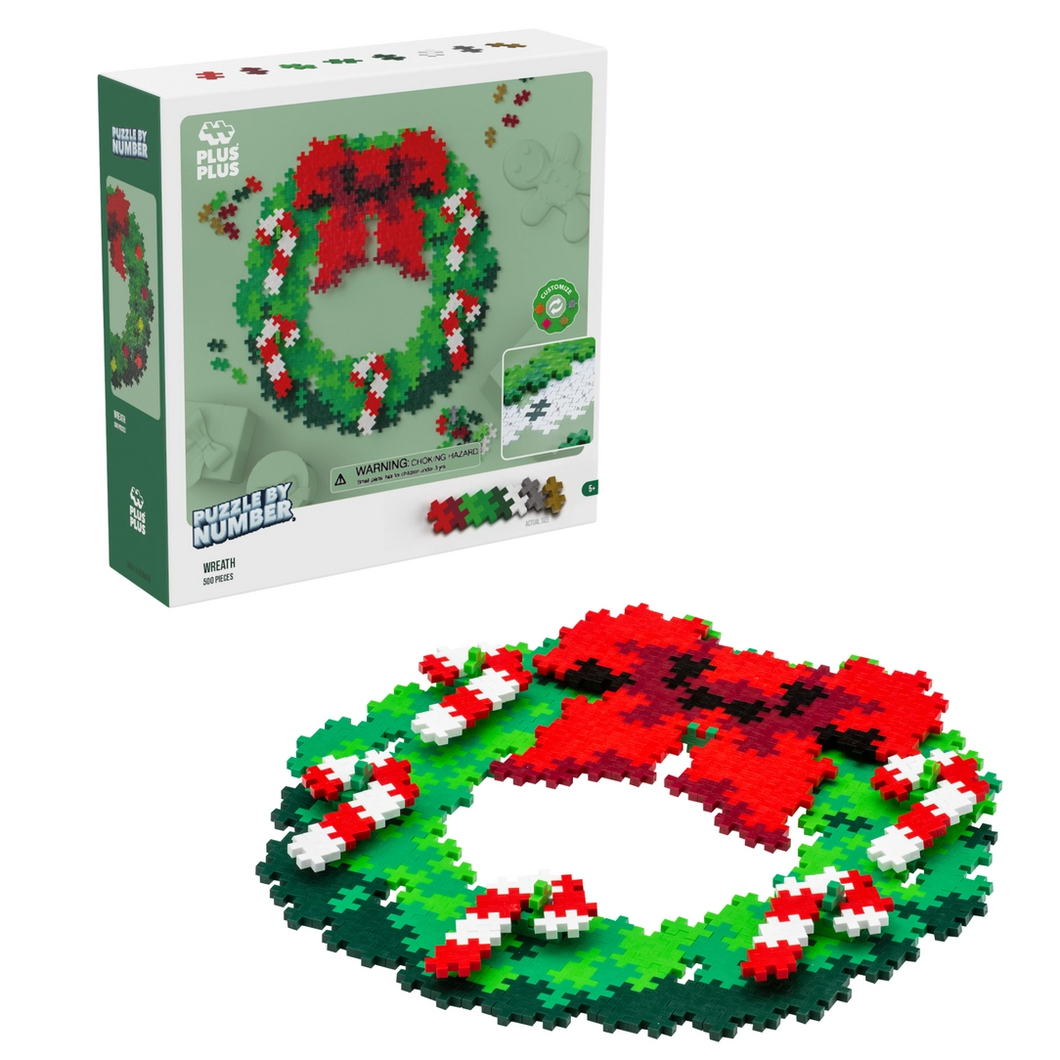 Puzzle By Number - 500 Pc Wreath
