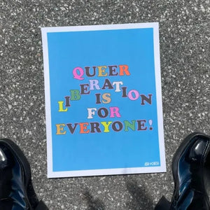11" x 14" Queer Liberation Print - Tigertree