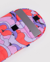 Load image into Gallery viewer, Puffy Laptop Sleeve 13-14" - Dolphins
