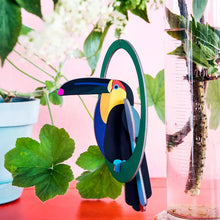 Load image into Gallery viewer, Swinging Toucan Popout Card - Tigertree
