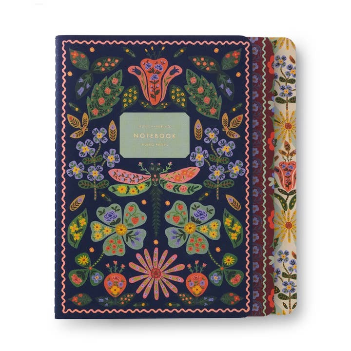 Posy Stitched Notebooks S/3