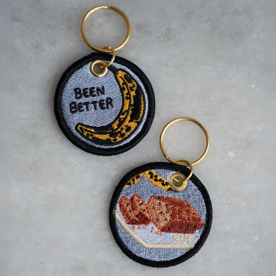 Been Better Embroidered Keychain - Tigertree