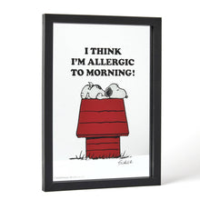 Load image into Gallery viewer, Peanuts Allergic To Morning Mirror
