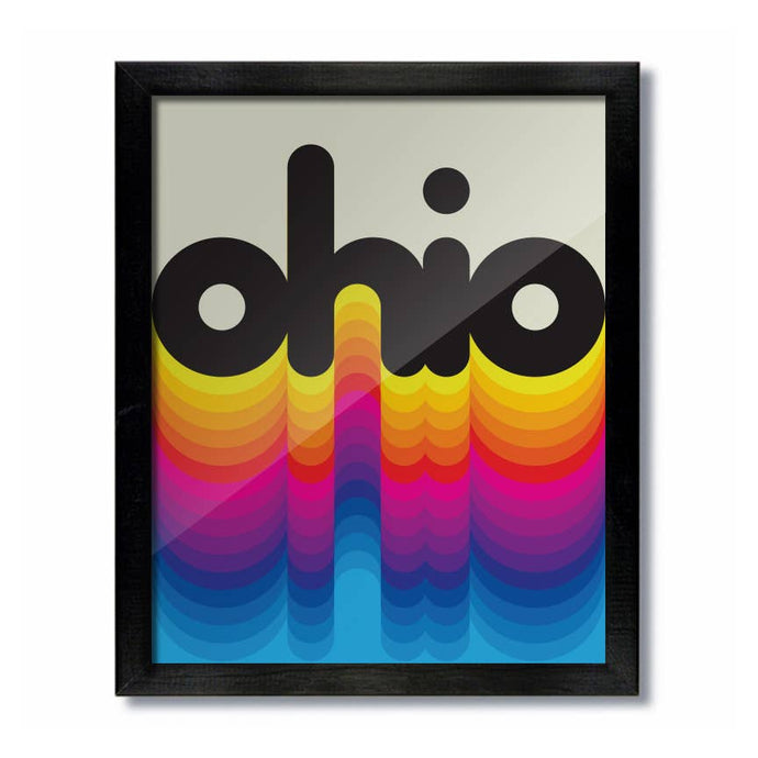Vintage Ohio Rainbow Print - Tigertree