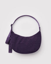 Load image into Gallery viewer, Medium Nylon Crescent Bag - Fig - Tigertree
