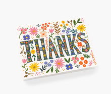 Load image into Gallery viewer, Floral Thanks Card - Tigertree
