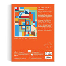 Load image into Gallery viewer, Frank Lloyd Wright December Gifts Puzzle - Tigertree
