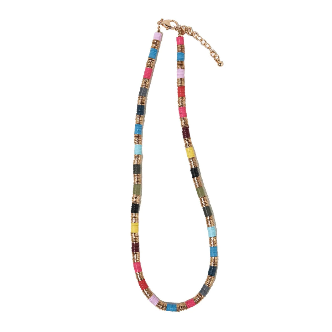 Frankie Two-Color Sequin Necklace - Tigertree