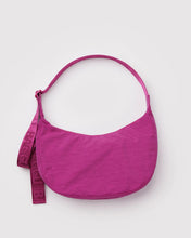 Load image into Gallery viewer, Medium Nylon Crescent Bag - Deep Fuchsia - Tigertree
