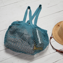 Load image into Gallery viewer, Net Shopping Bag Blue Le Marché
