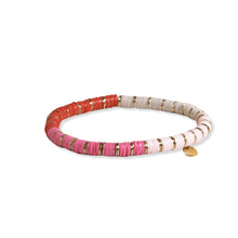 Load image into Gallery viewer, Grace Four Color Block Stretch Bracelet - Tigertree
