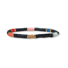 Load image into Gallery viewer, Grace Rainbow Stripes Stretch Bracelet - Tigertree
