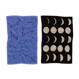 Hand Towel Set of 2 - Night Sky