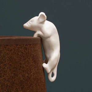 Hanging Porcelain Mouse - Tigertree