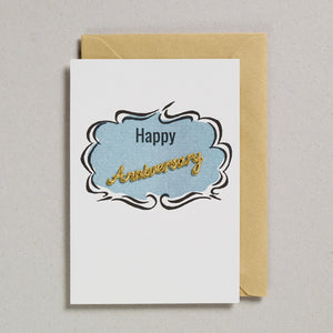 Anniversary Embroidery Card - Tigertree