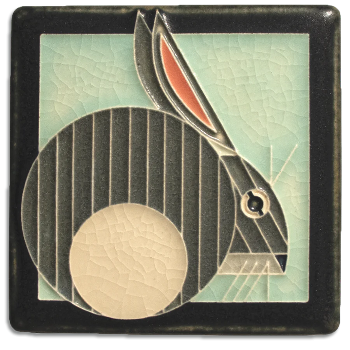 Charley Harper Tile - Hare - Tigertree