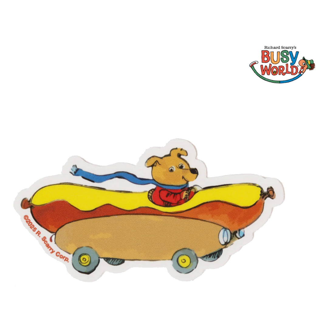 Richard Scarry Hot Dog Magnet