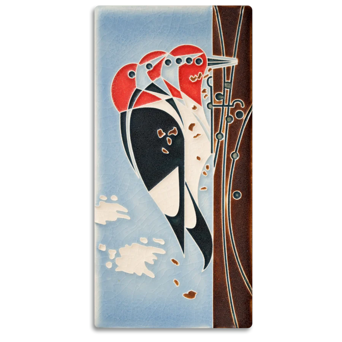 Charley Harper Tile - Headbanger - Tigertree