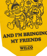 Load image into Gallery viewer, Here I Come Again Scout Flag Wilco x Seasame Street
