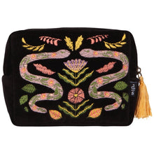 Load image into Gallery viewer, Amulet Snake Embroidered Pouch - Tigertree
