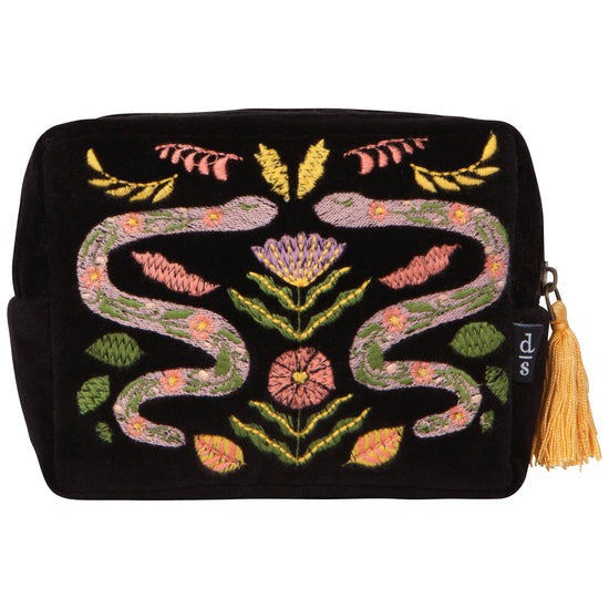 Amulet Snake Embroidered Pouch - Tigertree