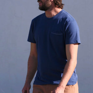 Hemp Pocket Tee - Indigo