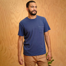 Load image into Gallery viewer, Hemp Pocket Tee - Indigo
