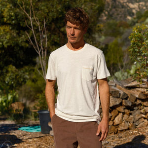 Hemp Pocket Tee - Natural