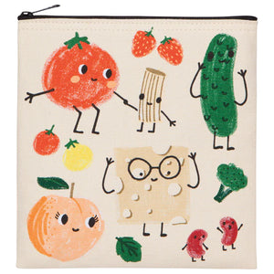 Funny Food Snack Bag S/2 - Tigertree