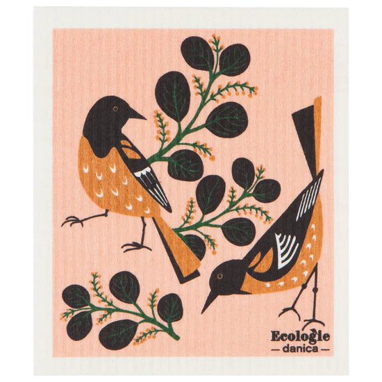 Swedish Dish Cloth - Orioles - Tigertree
