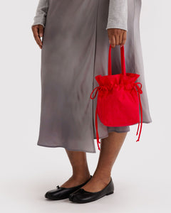 Nylon Drawstring Bag- Candy Apple