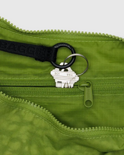 Load image into Gallery viewer, Medium Nylon Crescent Bag- Green Juice
