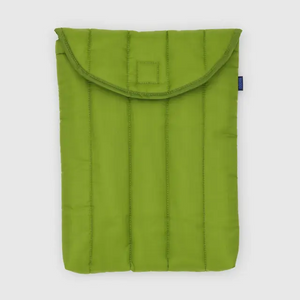 Puffy Laptop Sleeve 13"/14"- Green Juice