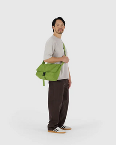 Nylon Messenger Bag - Green Juice