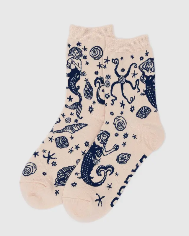Crew Sock- Mermaid